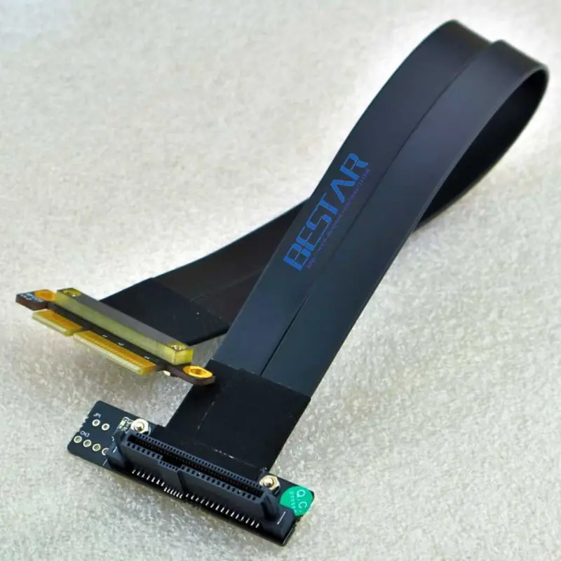 Riser PCI E 3 0 pcie 4x x4 pcie3.0 Gen3.0 штекер гнездо правый и левый Экспресс Райзер карта