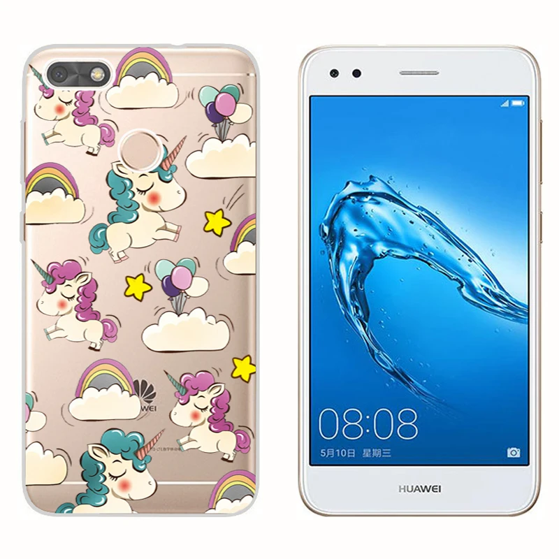 For Huawei Nova Lite 2017 Case Soft Silicone TPU Back Cover Cartoon Phone SLA-L22 Fundas |