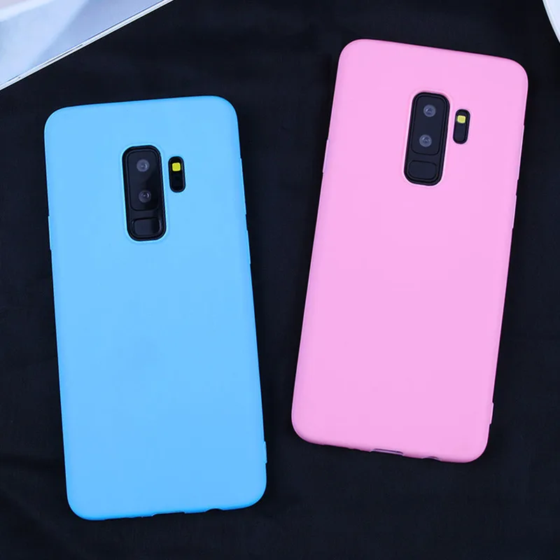 Candy Color Case for Samsung Galaxy A7 2018 S8 S9 S10 Plus Lite A3 A5 J3 J5 J7 2017 A6 A8 s7 edge Soft Silicon |