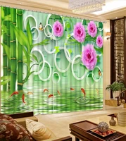 home windows curtains for living room circle flower customize modern bedroom curtains