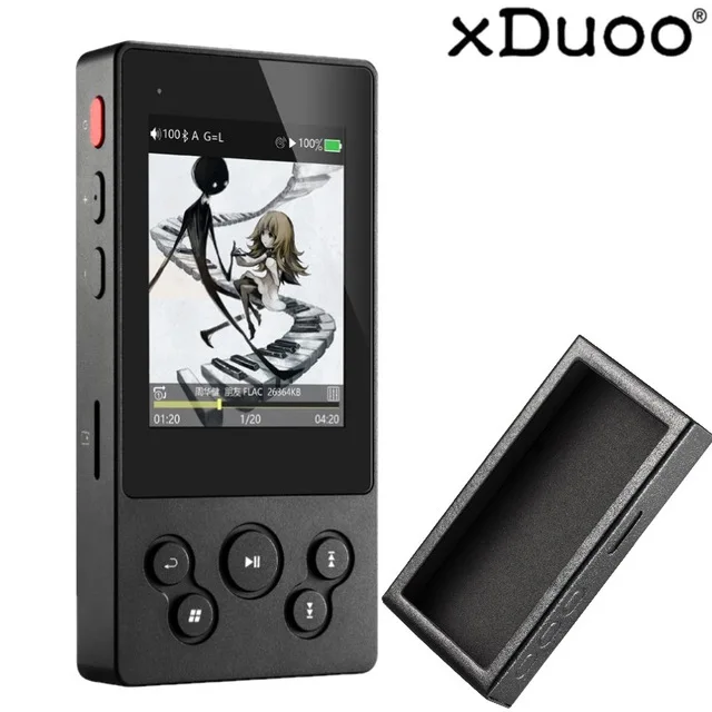 player Leather case XDuoo X3II X3 II USB DAC MP3-плеер Bluetooth 4,0 AK4490 Портативный HI FI Mp 3 музыкальный плеер DSD128 без потерь Mp3/WAV/FLAC - Цвет: player Leather case