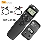 Pixel TW-283 Беспроводной ЖК-экраном таймером и Управление пульт дистанционного управления с кабелем для спуска затвора объектива Цифрового Фотоаппарата Canon 50D 60D 5D2 70D 80D 550D 600D 1100D 7D2 6D 7D 5DS
