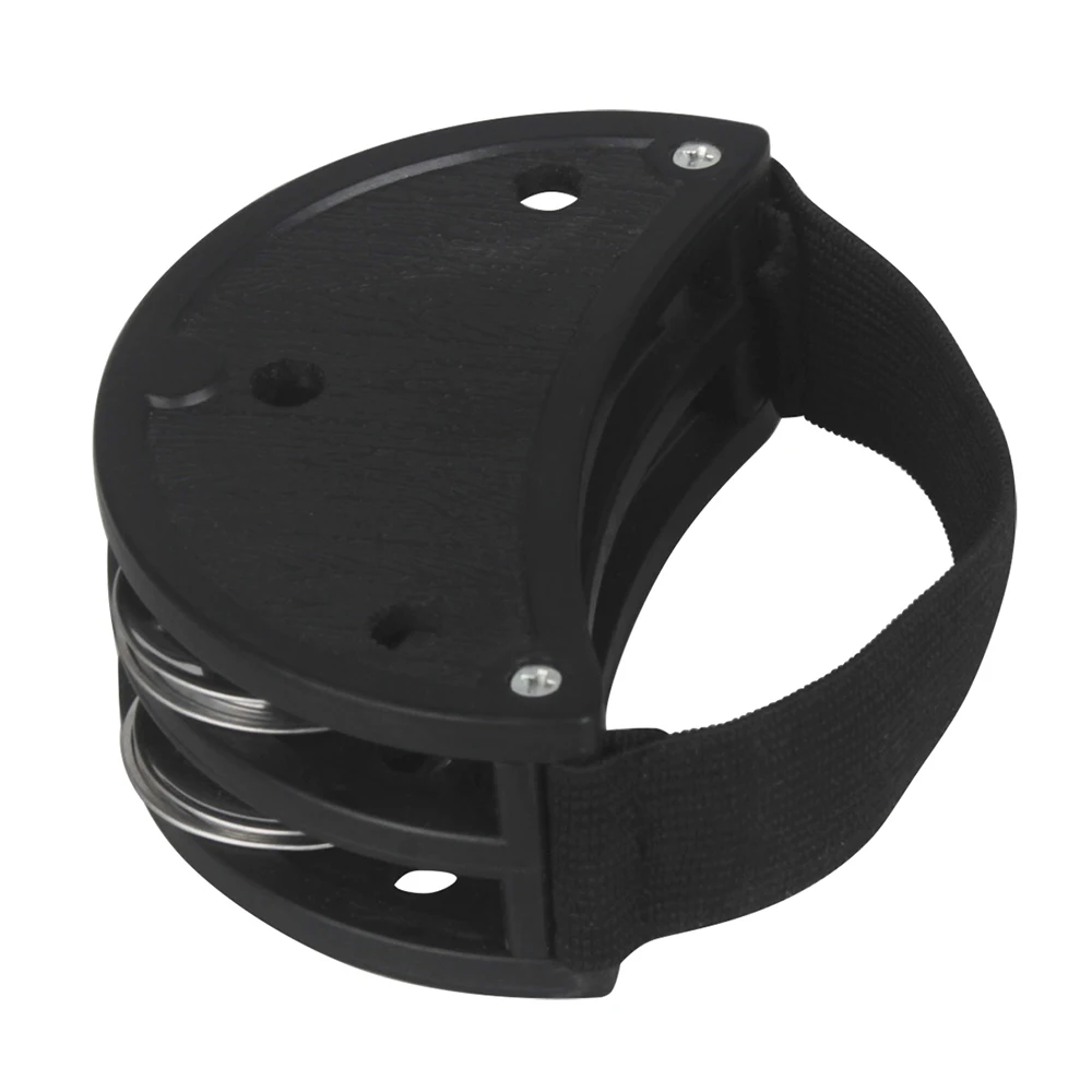 Музыкальные колокольчики ABS ножной тамбурин с 2 комплектами металлический