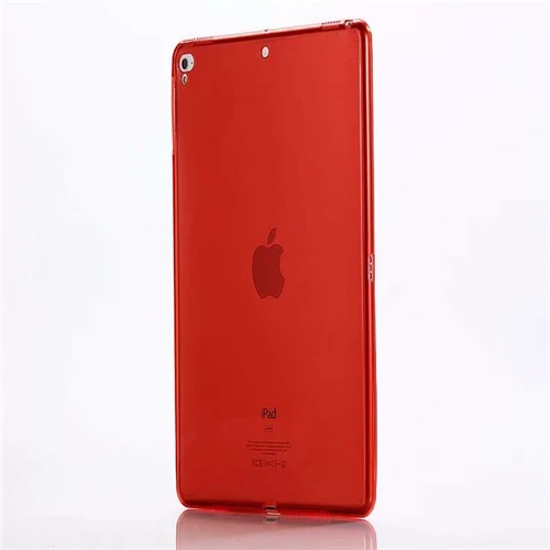 red Силиконовый чехол для iPad 5, 6, 7, 8, 9, iPad Air 1 9,7 дюймов прозрачный чехол-накладка из мягкого ТПУ с планшетный чехол для iPad 9,7 - Цвет: red