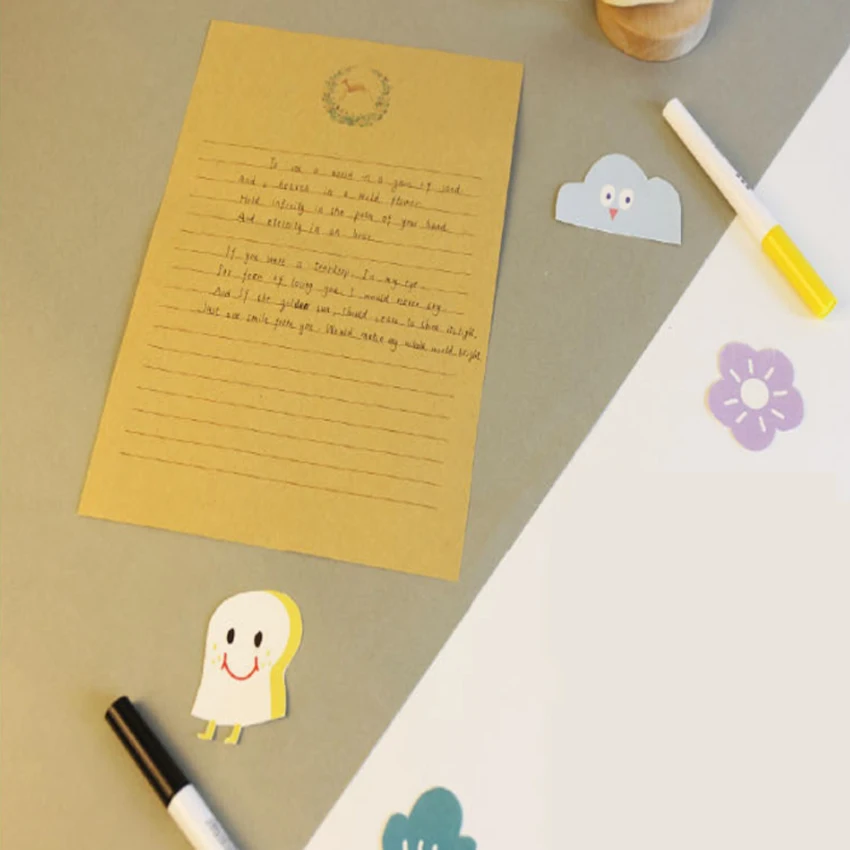 10Pcs/pack Kawaii Deer series Chinese style Decoration Writing Paper Letter For Student Office School Supplies Stationery
