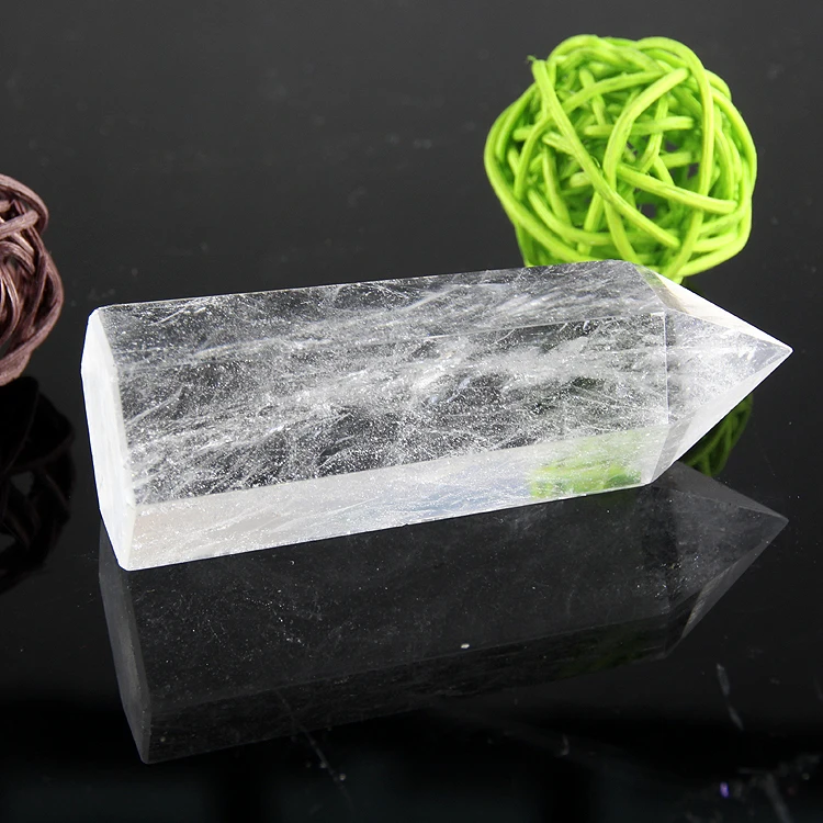 2015 натуральная 75*20 мм белая прозрачная кварцевая кристаллическая палочка