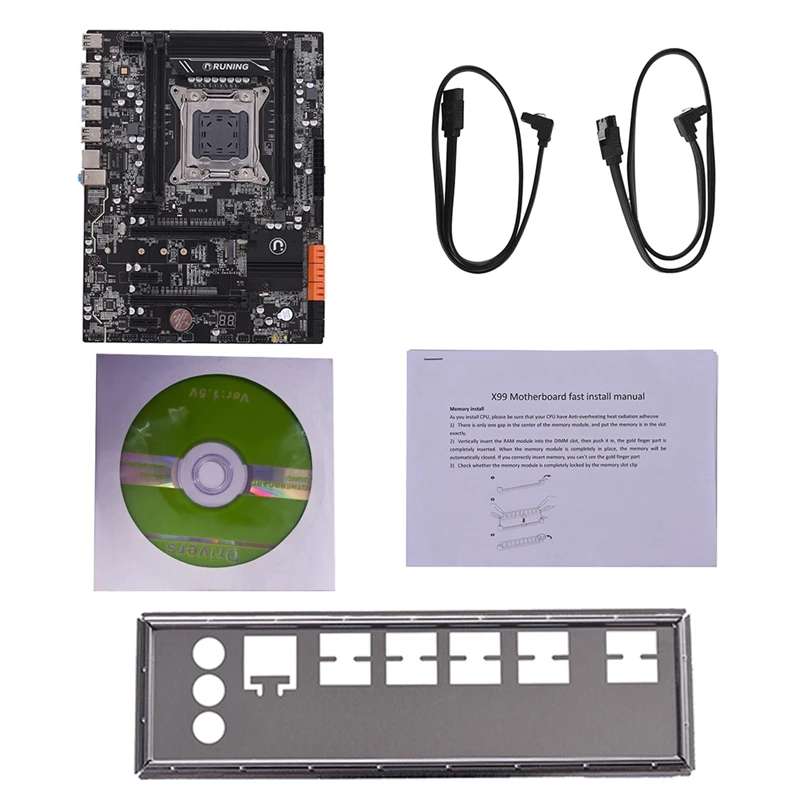 X99 Lga2011 3 материнская плата для Intel I7 E5 V3/E5 V4 4 канальный Ddr4 64G Ram Nvme Ssd M.2 Sata3.0 Usb3.0