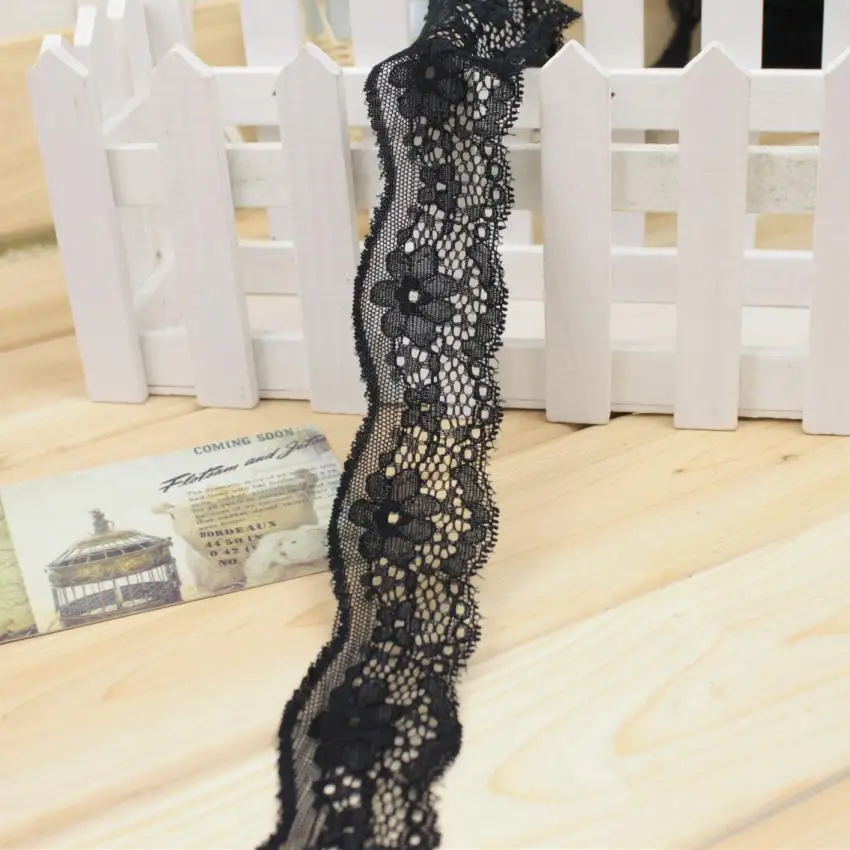 10 м/лот ширина 4 5 см черная фотография аксессуары для одежды своими руками