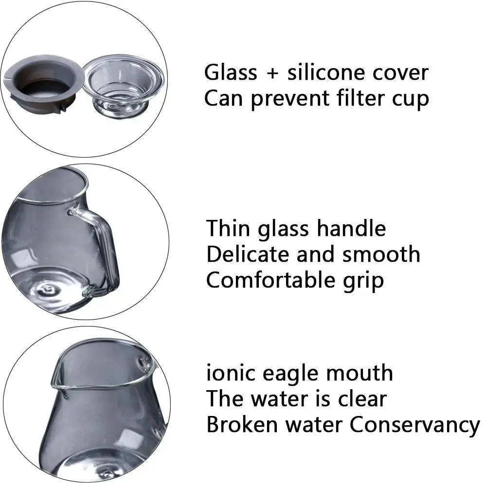 Боросиликатное стекло чайник кофеварка кухня французский кофе пресс Эспрессо |