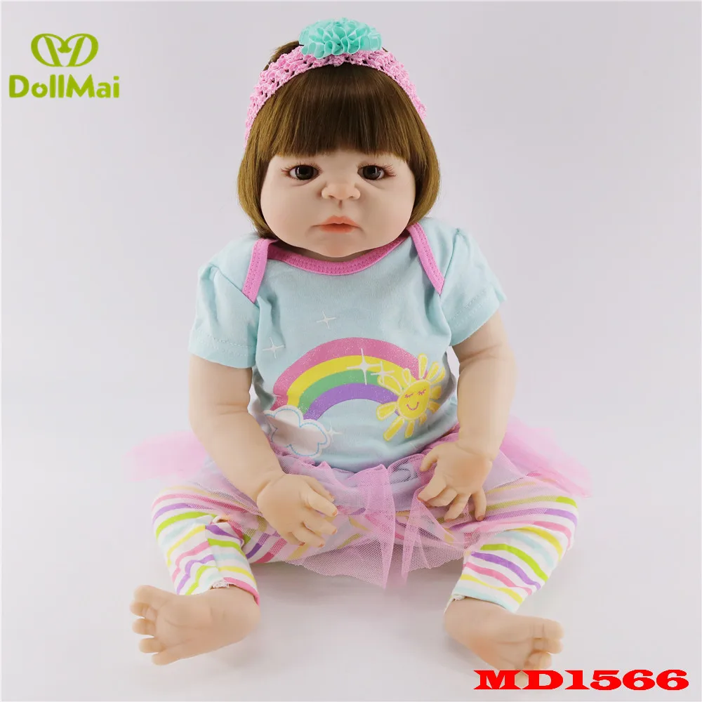 Кукла реборн силиконовая 55 см для детей | Игрушки и хобби