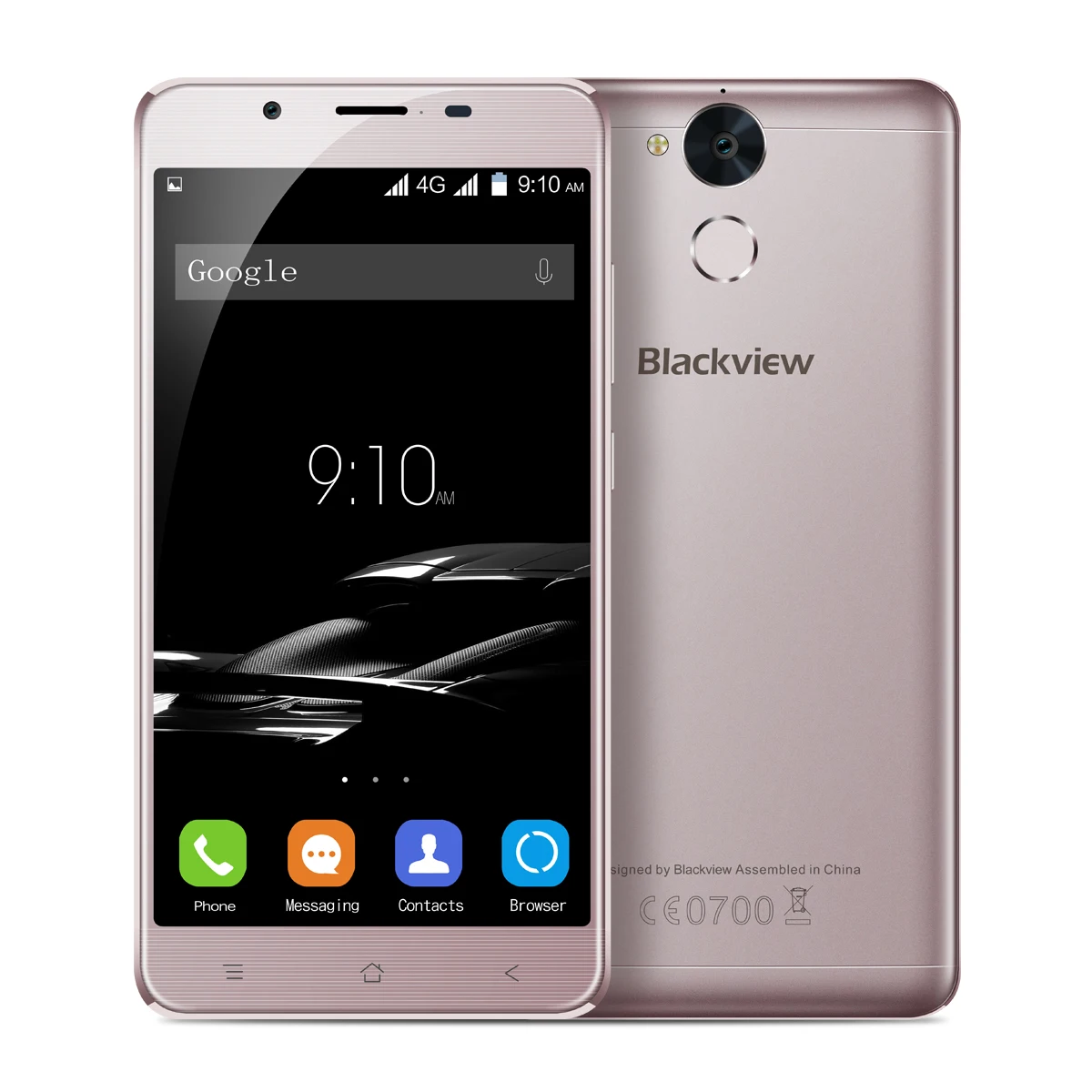 Blackview P2, мобильный телефон, 6000 мА/ч, отпечаток пальца, ID, MTK6750T, четыре ядра, 5,5 дюйма, 1080 P, 13 МП, камера, металлический корпус, 9V2A, быстрая зарядка - Цвет: P2 Gold