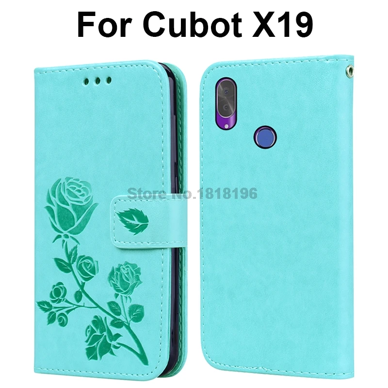 Для Cubot X19 чехол 5,93 Роскошный кожаный бумажник флип чехол для Cubot X19 X 19 cuboxx19 силиконовый чехол с магнитным держателем