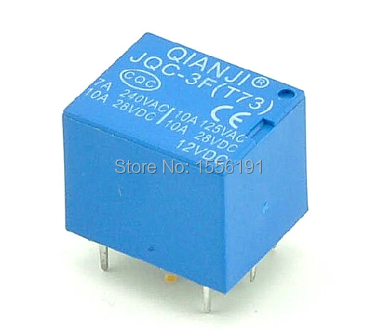 

10PCS 5Pin 12V The relay JQC-3F T73-12V relay New and original