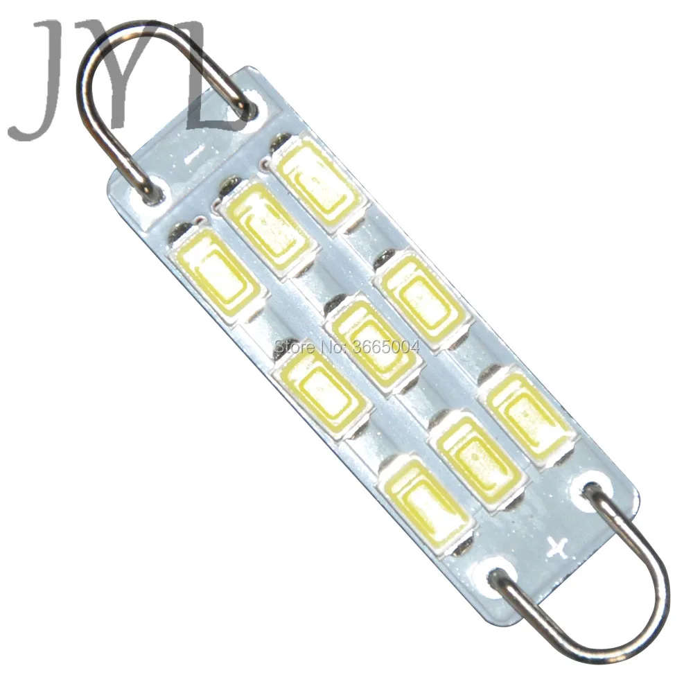 2 шт 44 мм 9 SMD Интерьер белый фестон жесткая петля 1 73 &quotсветодиодный светильник