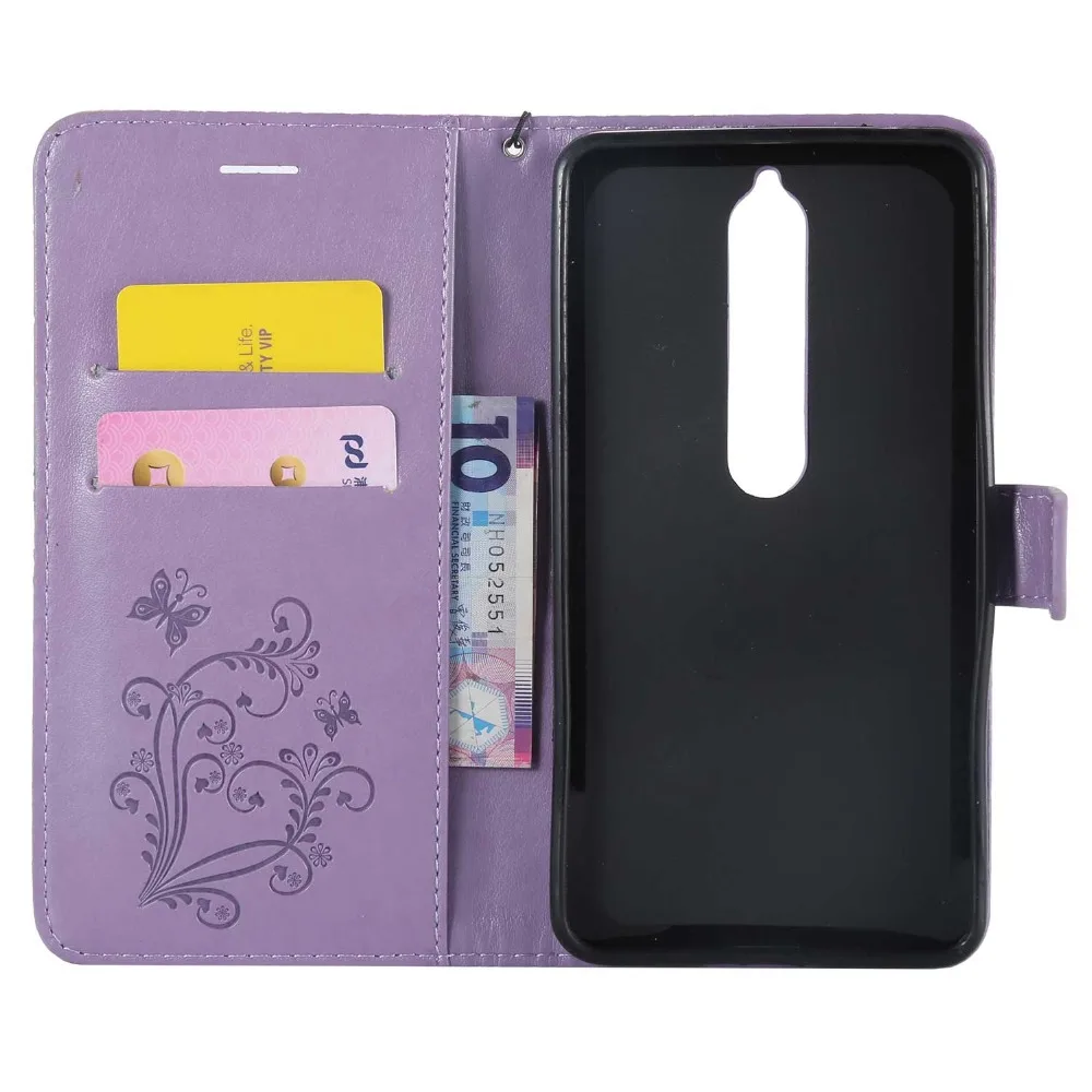 Butterfly Flower Flip Cover For Nokia 2.1 3.1 5.1 7.1 Plus 3.2 4.2 1.3 2.3 2.4 3.4 7.2 6.2 3 5 6 n635 N640 9pure view Phone Case | Мобильные