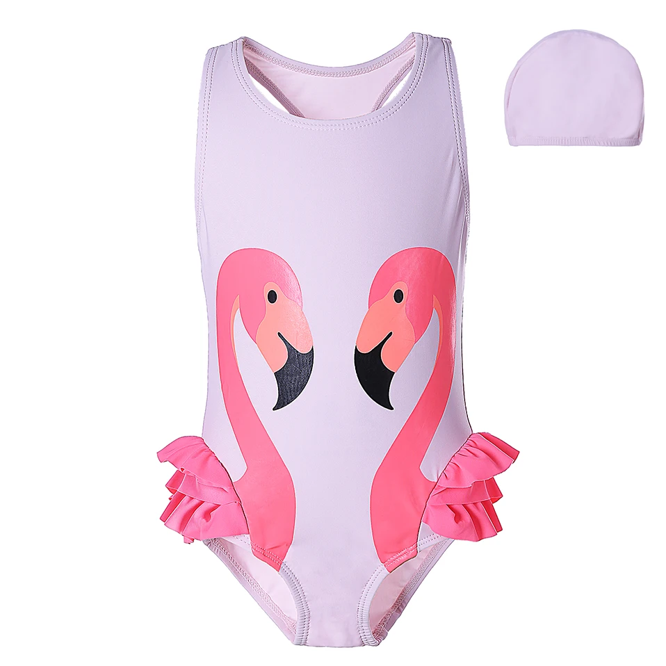 Pettigirl/розовый купальный костюм для маленьких девочек в пляжном стиле с принтом