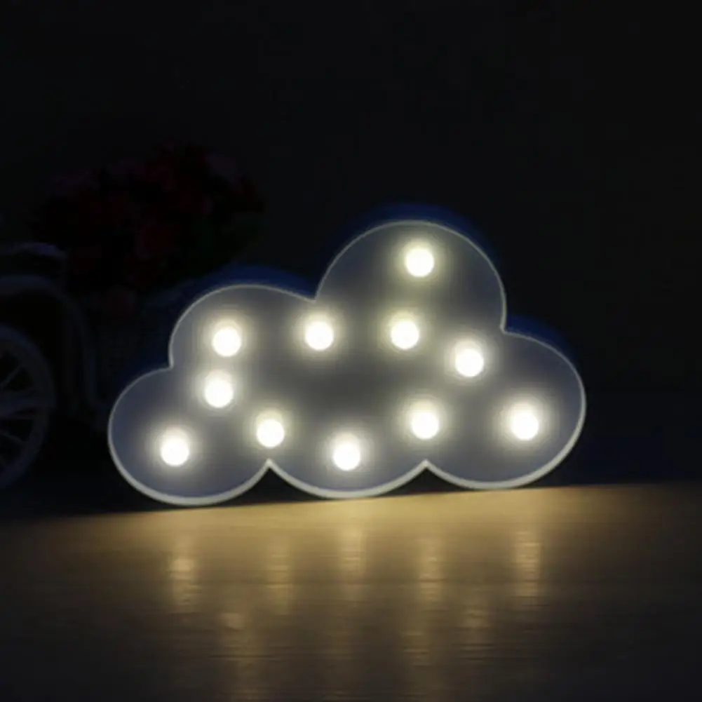 Clouds Blue Christmas Home LED Party Decorating Lights Table Lamp Marquee Lamp Flamingo mold Fairy Lamp Party Romantic Decoration - Цвет: Clouds Blue