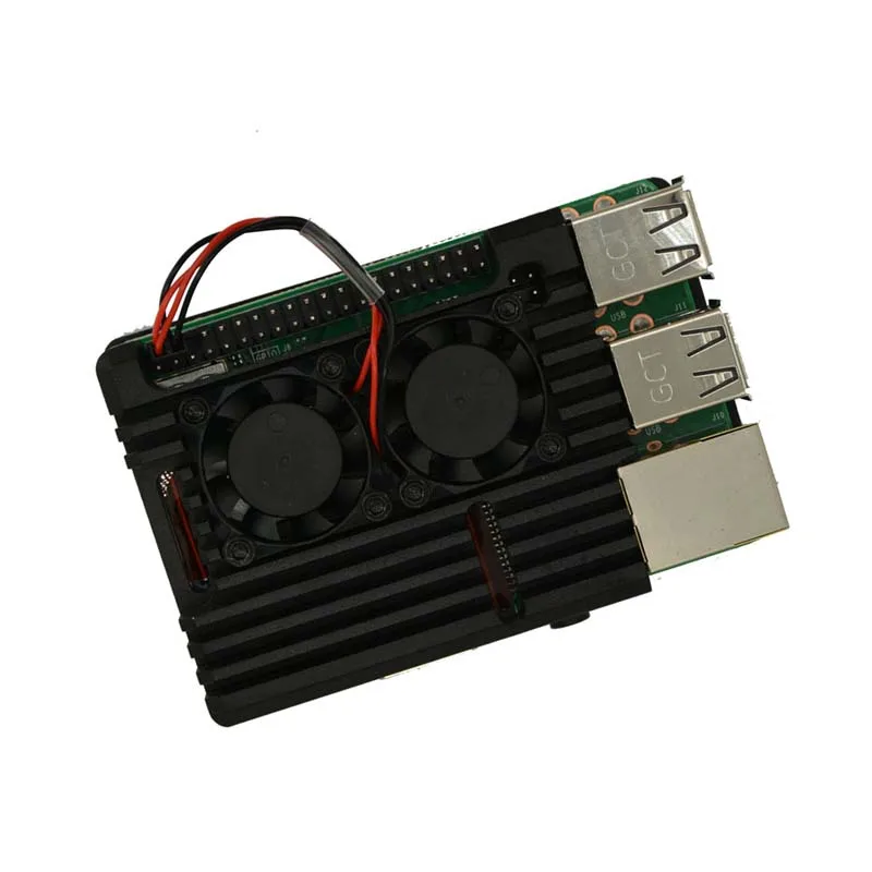 Корпус для Raspberry Pi из обычного алюминиевого сплава охлаждающая оболочка золотого