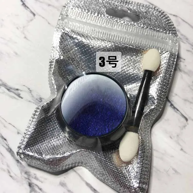 color3 1 коробка зеркальный блеск для ногтей пигментный порошок 0,2 г/банка зеркальный порошковый хромированный пигмент для ногтей Блестящий волшебный порошок 7 цветов пигмент для ногтей - Цвет: color3