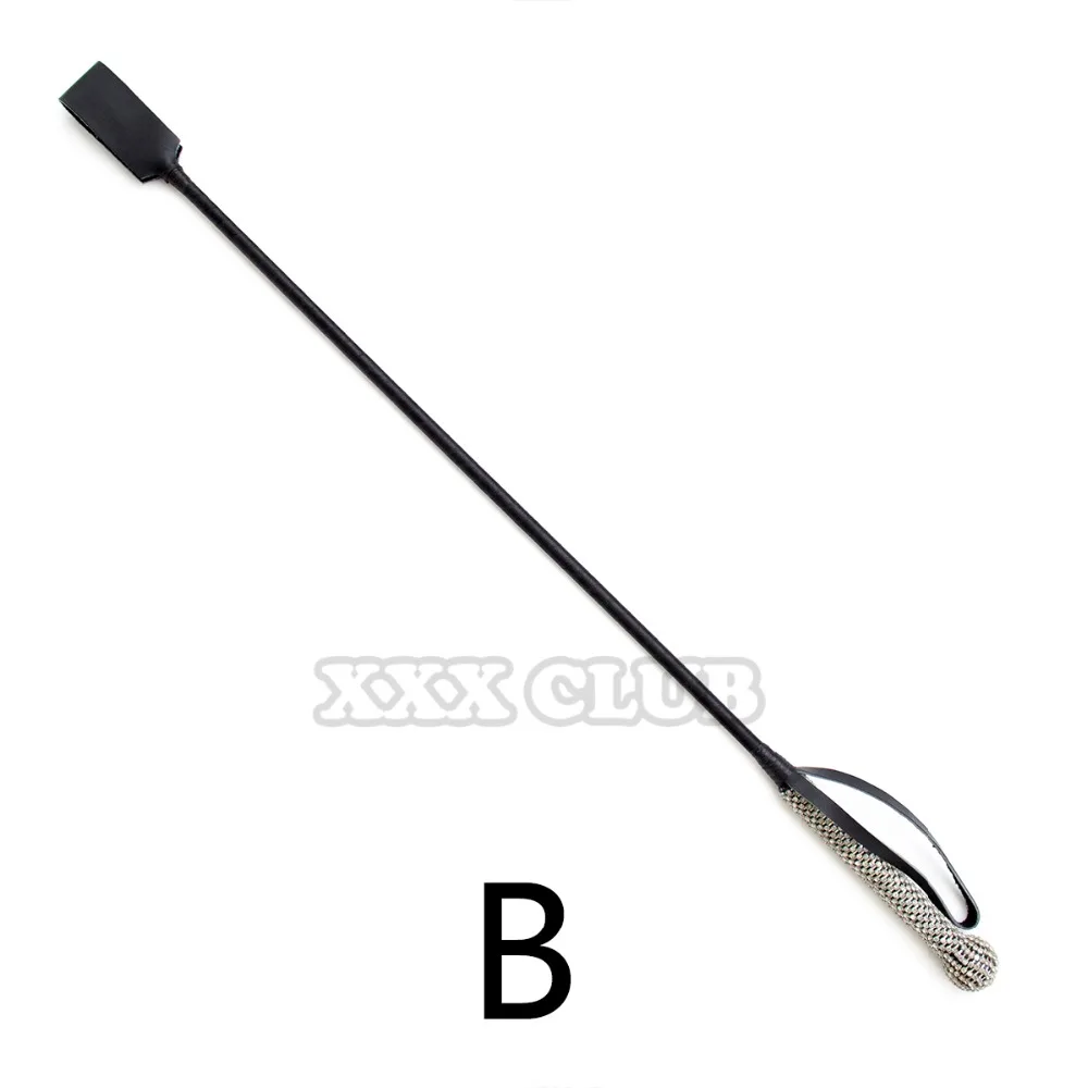 Тьерри 68 см Кристалл кожа Лошадь плетка для шлепков Связывание раба Фэнтези