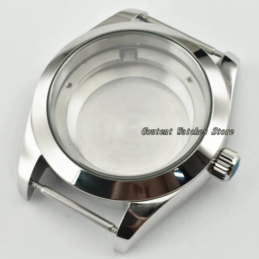 40 мм Parnis с сапфирами чехол для часов Fit ETA 2836, DG2813/3804 Miyota 8205/8215