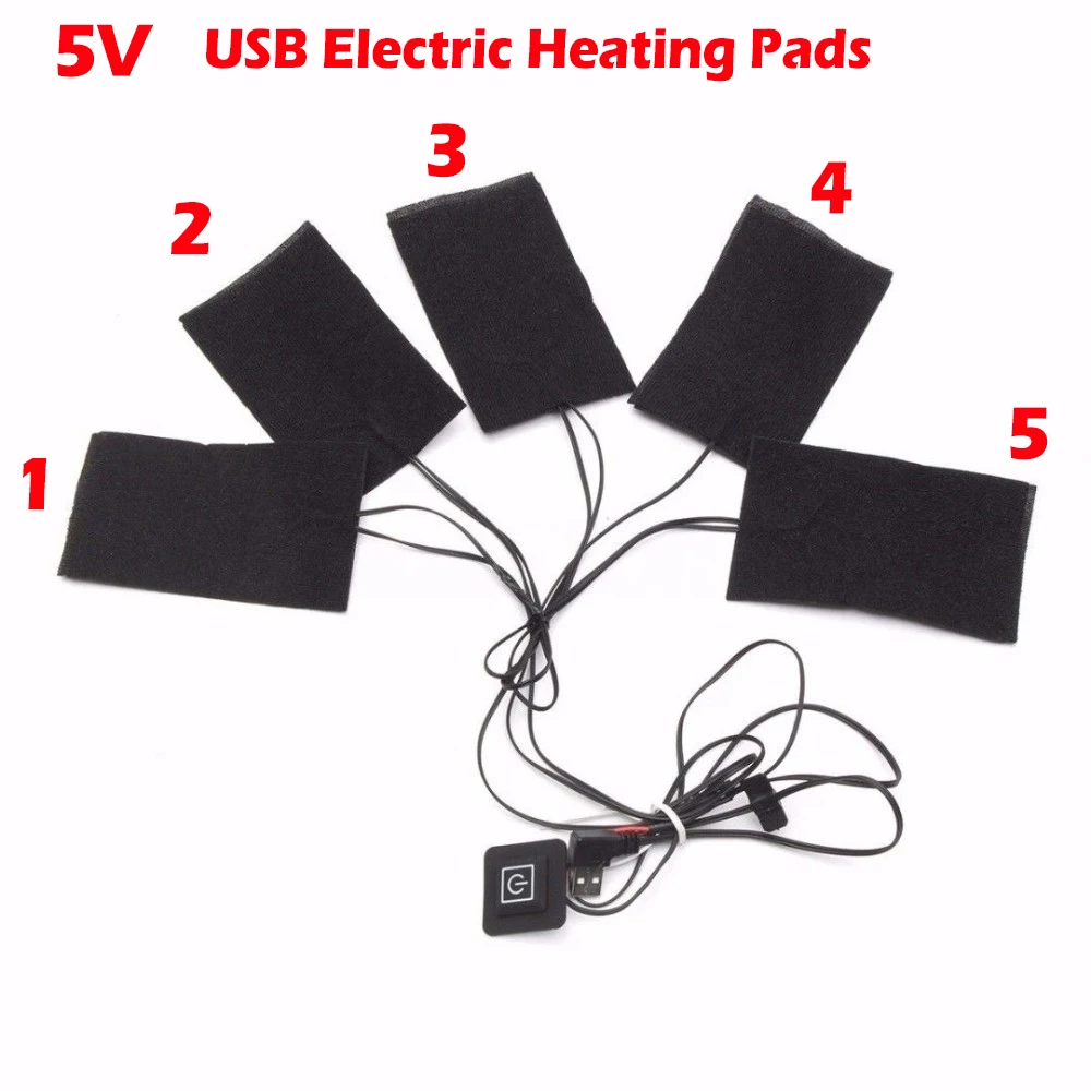 5V Heating pad Высокое качество удобный электрический USB с подогревом шарф-одеяло из углеродного волокна отопление электрическое одеяло моющиеся - Цвет: 5V Heating pad