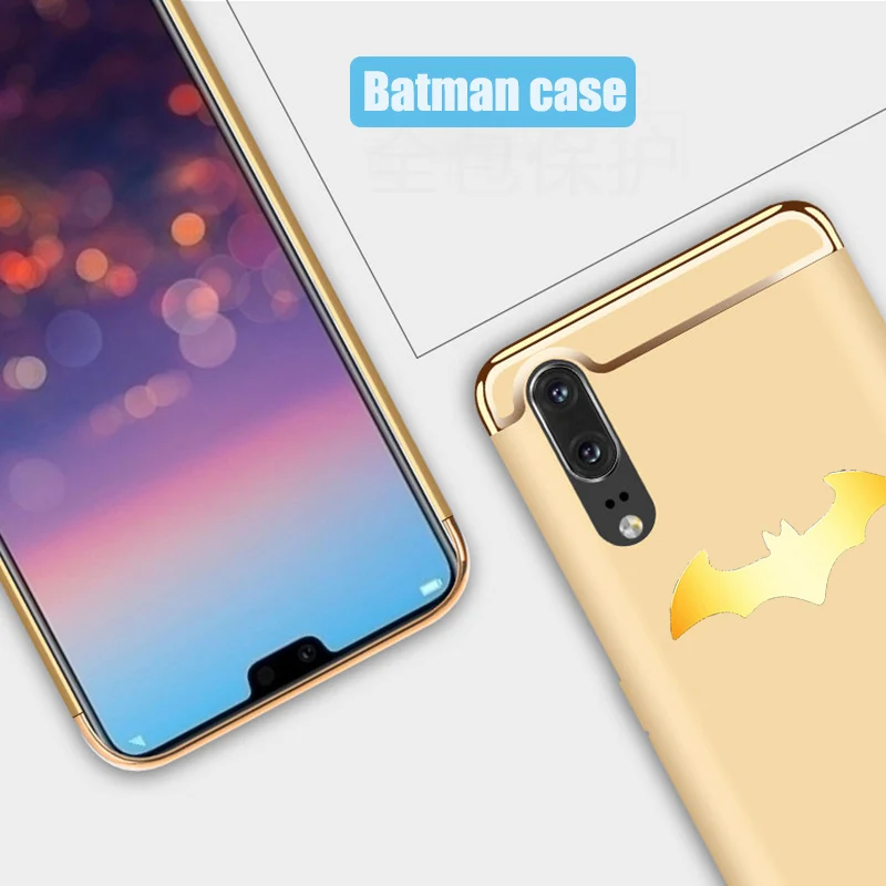 BFOLLOW Batman 3 в 1 жесткий чехол для Huawei P20/P20 Lite/P20 Pro PC матовый |