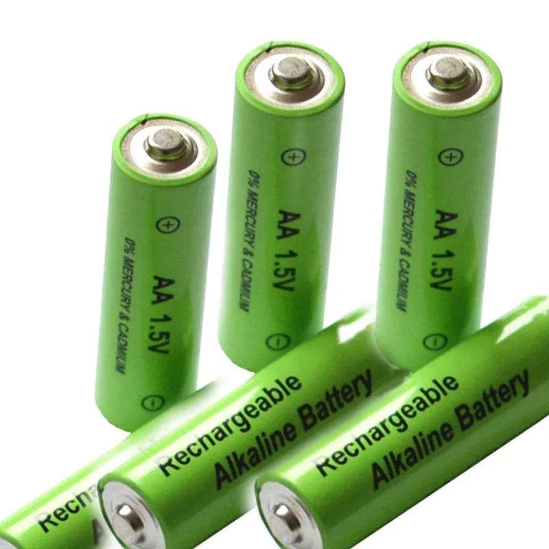 2019 100% новая перезаряжаемая батарея 1 5 V AA 3000mah Новая Щелочная аккумуляторная для led