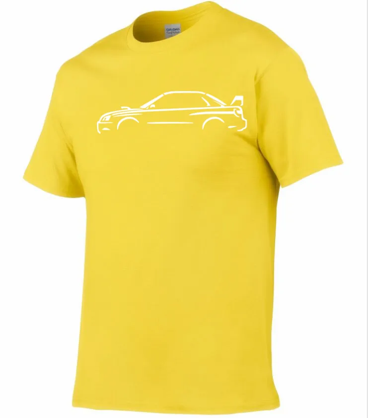Премиум AUTOTEES CAR Футболка-для IMPREZA BLOBEYE WRX STI энтузиастов | Мужская одежда