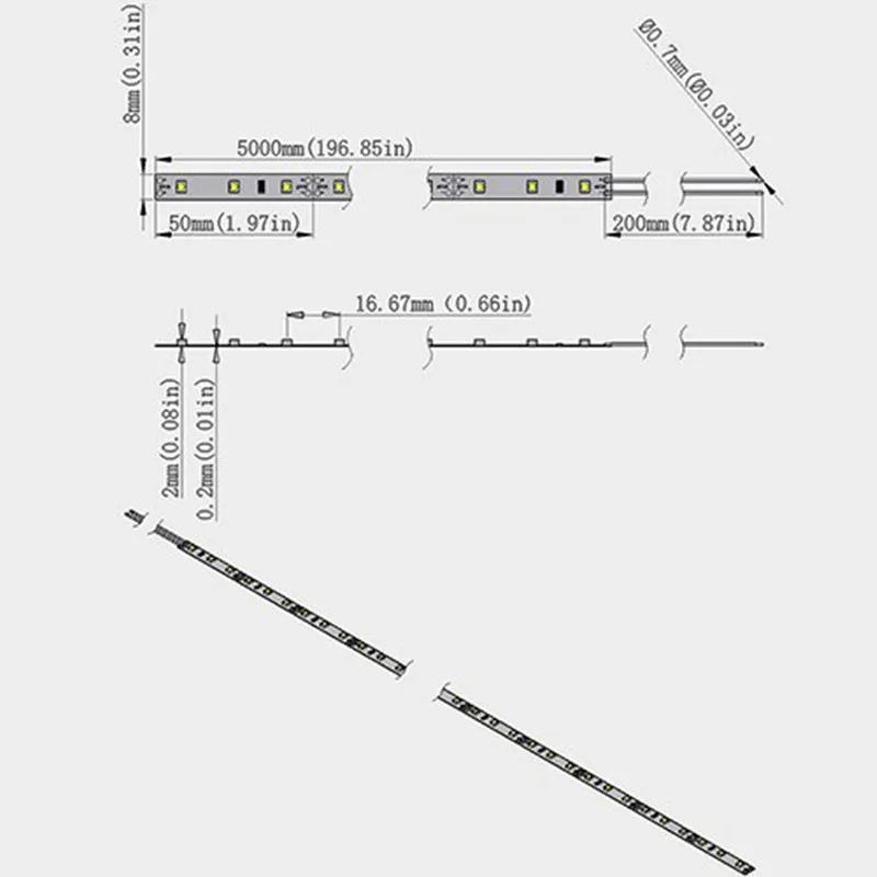 Высокая яркость не обладает водонепроницаемостью: 5 м/компл. осветительная