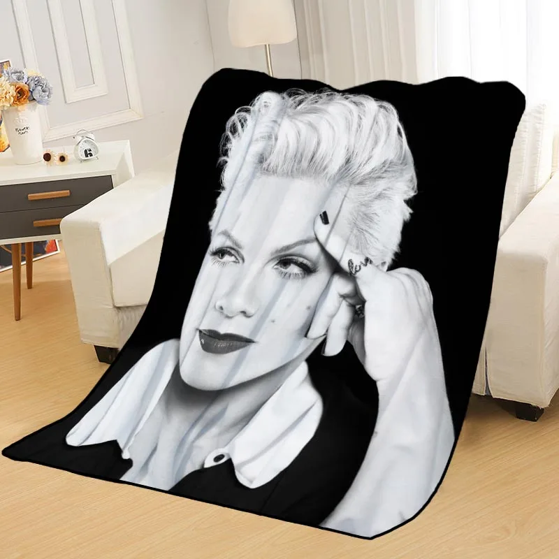 Одеяла на заказ P!NK одеяла для кроватей мягкое самодельное украшение вашей