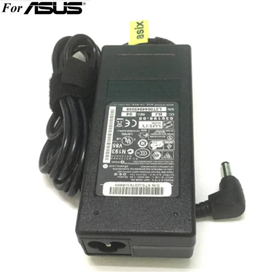 Basix натуральная 90 W 19 V 4.74A AC зарядное устройство для адаптера питания для ноутбуков Asus K53SD K53SE K53SJ K53SN K53SV K53T K53TA Зарядное устройство