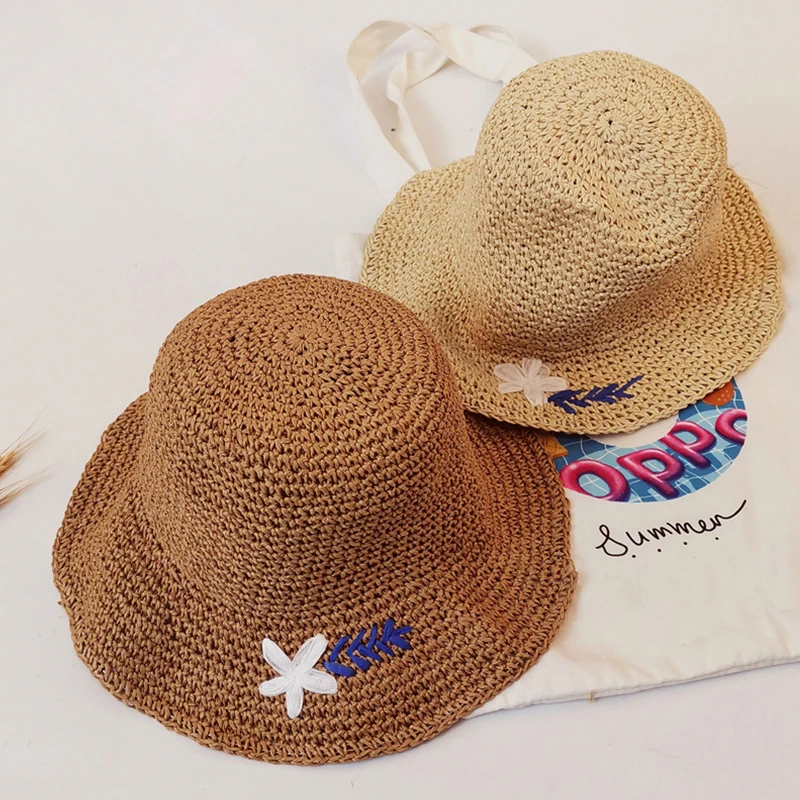 Женская Соломенная шляпка Bikinx элегантная круглая пляжная с широким плетением