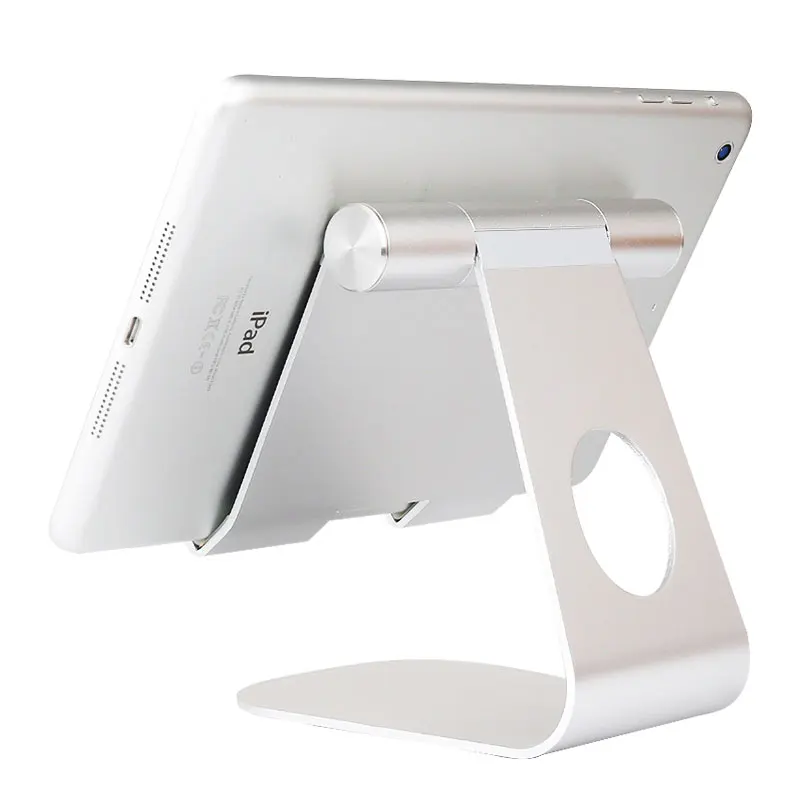 Silver 4-1" настольная подставка для планшета для iPad Mini 1 air 1 Pro стальная ручка подставка для iphone x/8 xiaomi Samsung Galaxy, телефон - Цвет: Silver