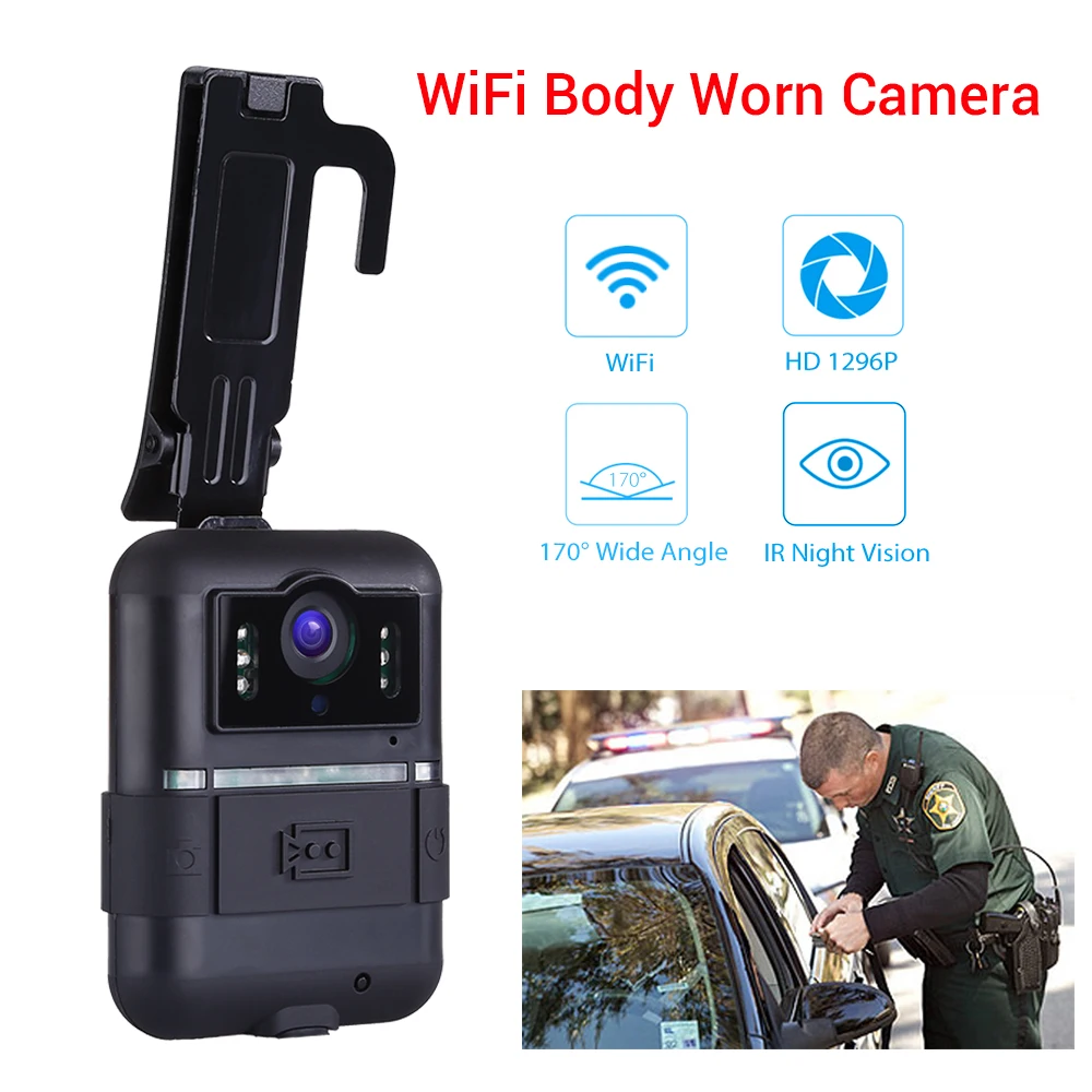 Полицейская камера BOBLOV ночного видения записывающая видео карманная hd