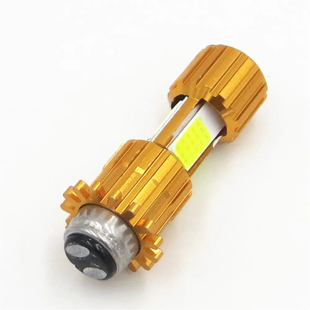 1 шт. H6M светодиодная фара для мотоцикла 3X COB LED PX15d P15D25 Hi/Lo лампа скутера|Передние
