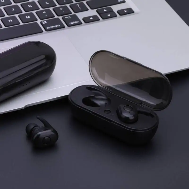 Bluetooth 5 0 Мини спортивная Гарнитура стерео интеллектуальное снижение шума высокая