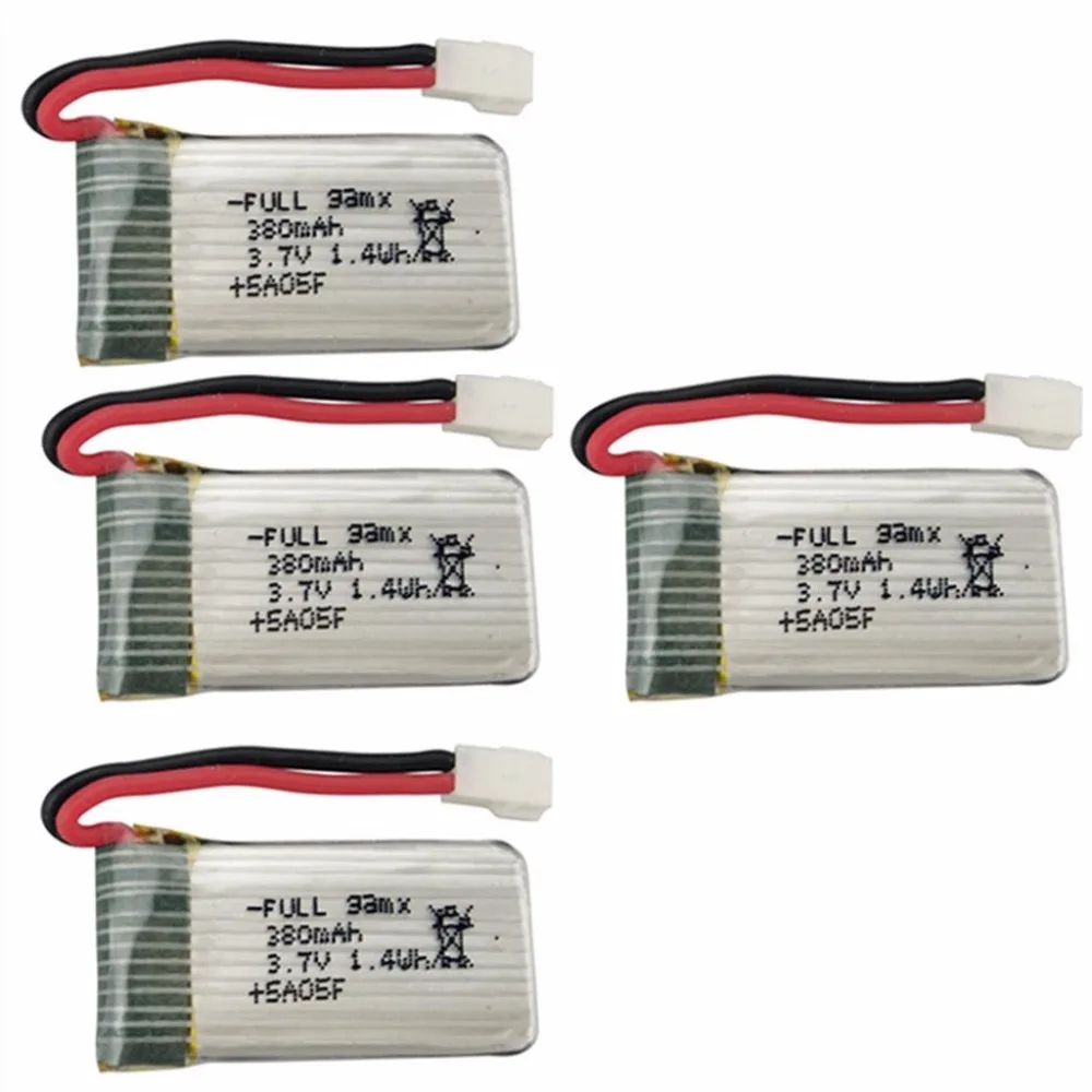 

3.7V 380mah battery for Hubsan X4 H107 H107C H107D H108 H107L V252 JXD385 F180C UDI U816A, E016H E016F