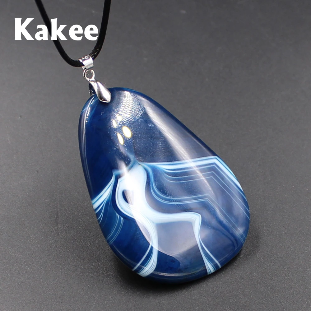 Женское Ожерелье с натуральным полукамнем Kakee ожерелье необработанные Агаты