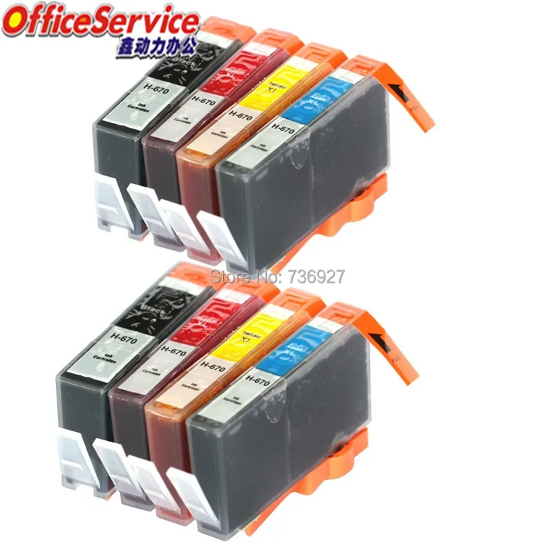 Картридж для струйного принтера HP 670 670xl 3525 4615 4620 4625 5525 6526 | Компьютеры и офис