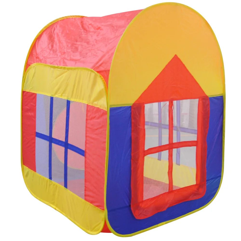 Colorful Kid Play Tent Ocean Ball Play House For Kid Tipi Tent Folded Portable Baby Outdoor Game Tent For Kids Easy Babysitter
