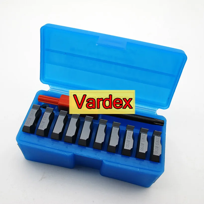 3ER 2 0 ISO VTX 3IR 10 шт./компл. Резьбовая карбидная вставка Vardex обработка: нержавеющая