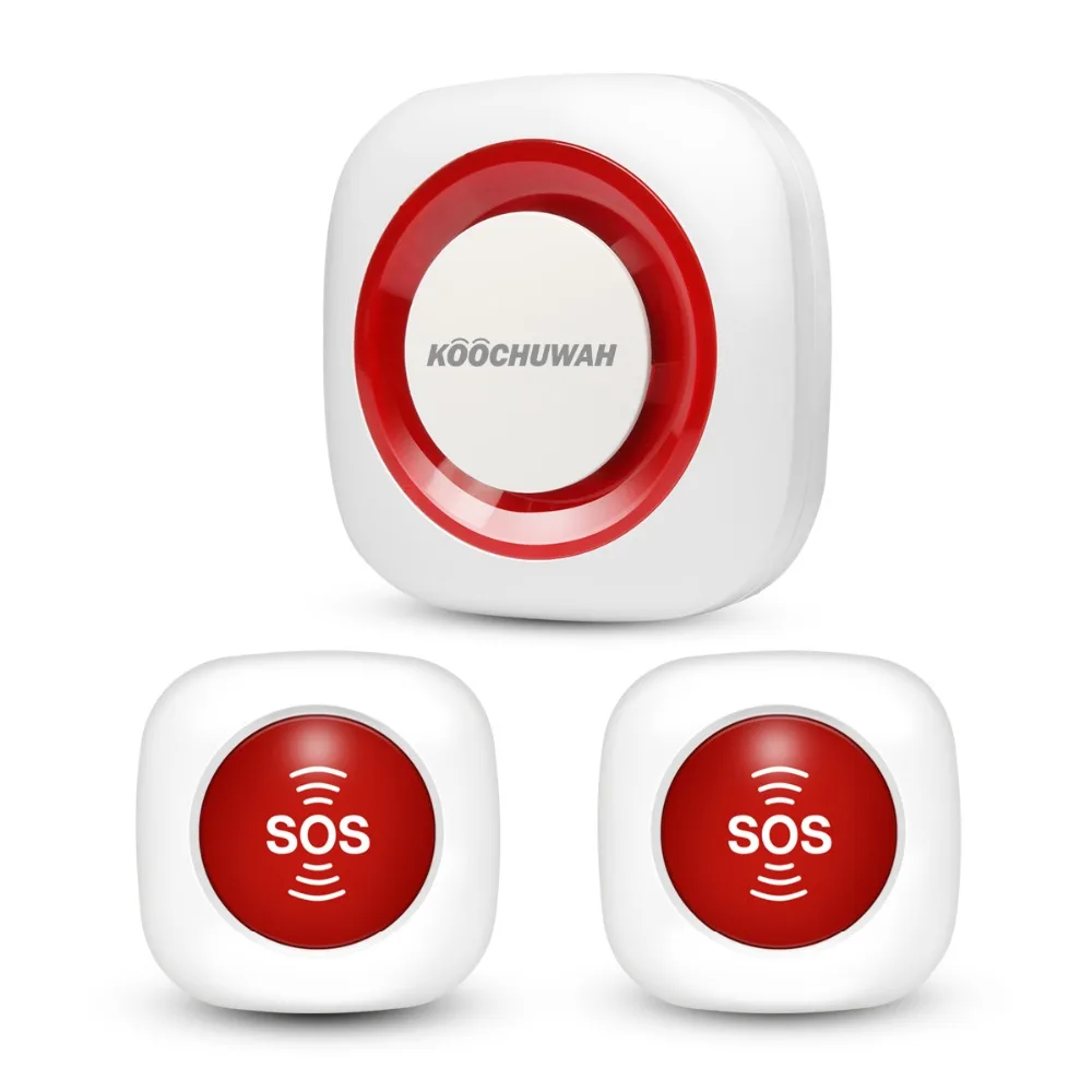 Система аварийной сигнализации KOOCHUWAH GSM кнопка беспроводная SMS для пожилых
