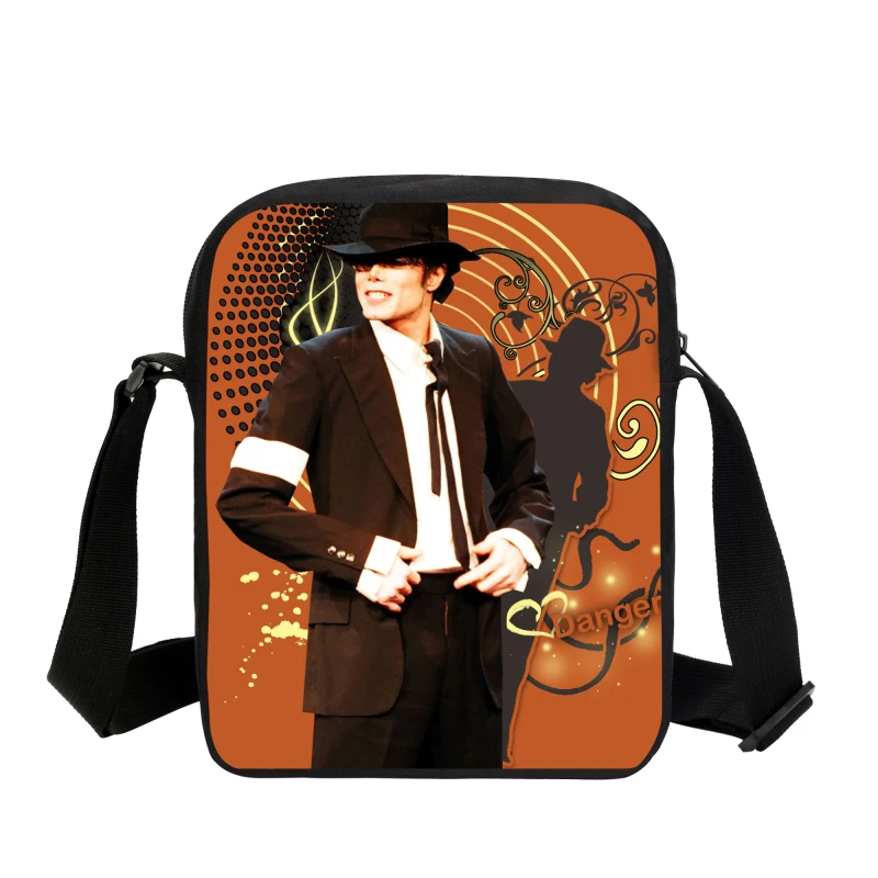 Модная Повседневная маленькая сумка через плечо с 3D принтом Майкла Джексона