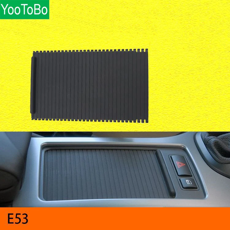 YOOTOBO 1 шт. Пластиковая Крышка центральной консоли скользящая шторка для BMW X5 E53 1999