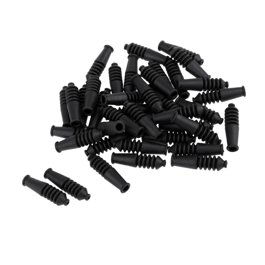 

40x Rubber Bicycle Brake Gear Cable Caps End Crimps Cap BMX MTB Road Bike Worn Cables End Caps Replacements