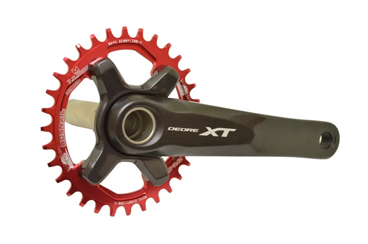 2017 SNAIL Al 7075 CNC 96BCD Mtb велосипед шатун широкая узкая цепь для SHIMANO XT M8000/SLX M7000