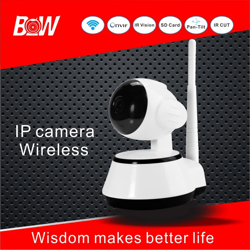 BW WiFi Camera IP + Doors Sensor Infrared Motion Smoke Detector Alarm Security Wireless Video Surveillance BW14 | Безопасность и