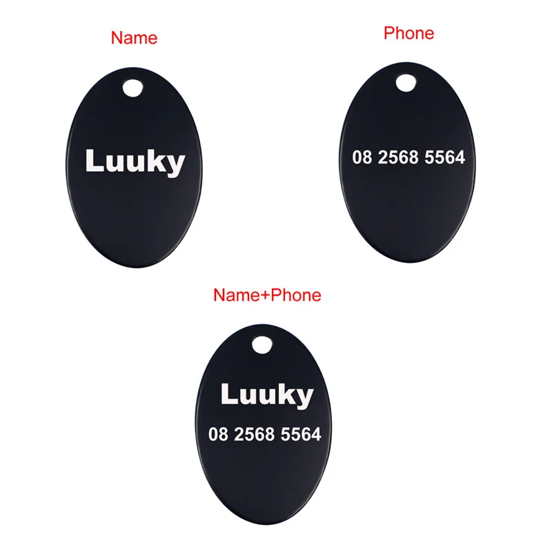 2 шт./лот выгравированные бирки для собак идентификационные домашних животных