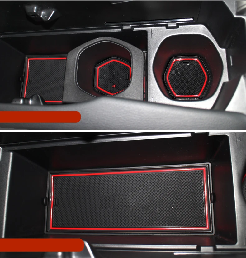for Honda Civic 2016 - 2018 Anti-Slip Rubber Cup Cushion Door Mat 17pcs 2017 FC1 FC2 FK7 Type R Accessories Car Styling Sticker |
